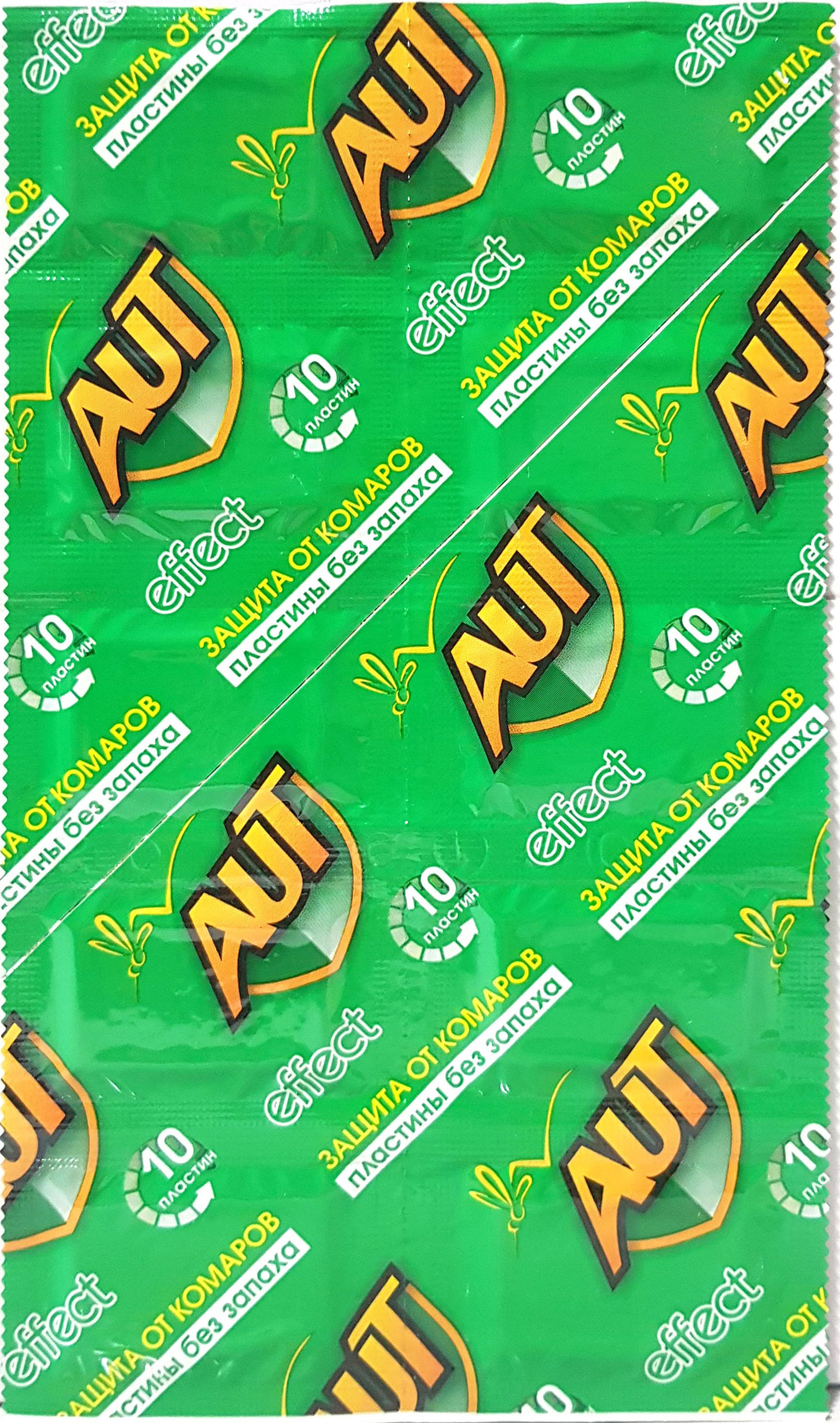 AUT - Пластины от комаров без запаха (10 шт.) /250
