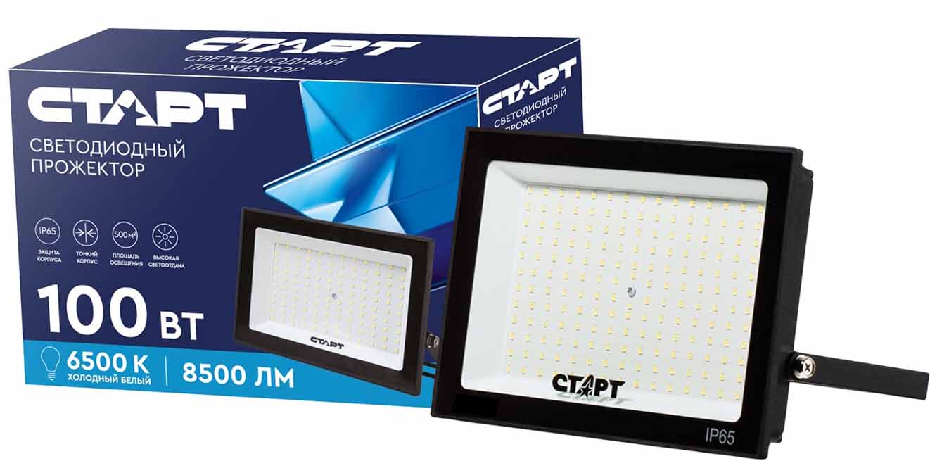СТАРТ - Прожектор LED FL 100W 6500K N /20