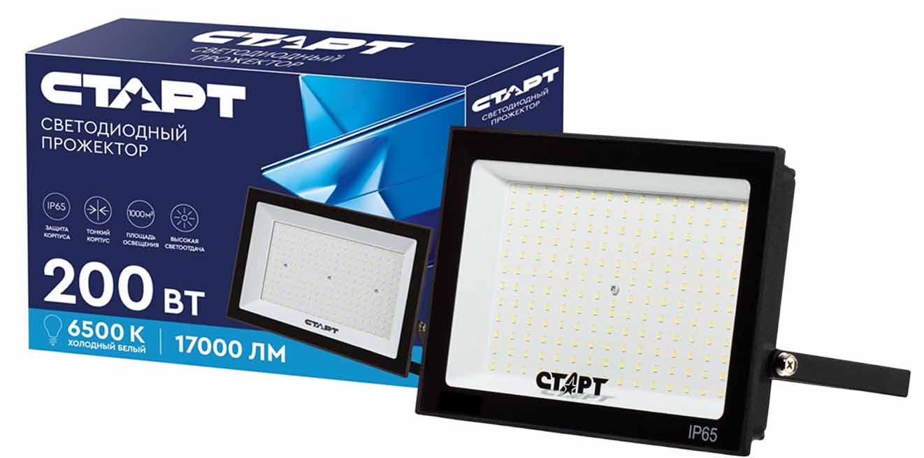 СТАРТ - Прожектор LED FL 200W 6500K N /20