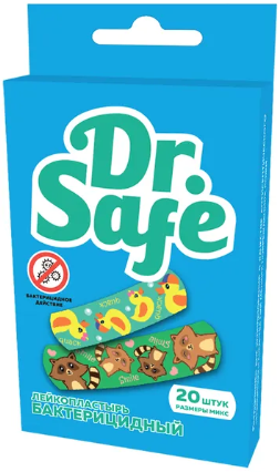 DR.SAFE - Лейкопластырь №20 Животные /88