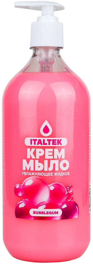 ITALTEK - Жидкое крем-мыло "Bubble gum" с дозатором (1000мл) /6