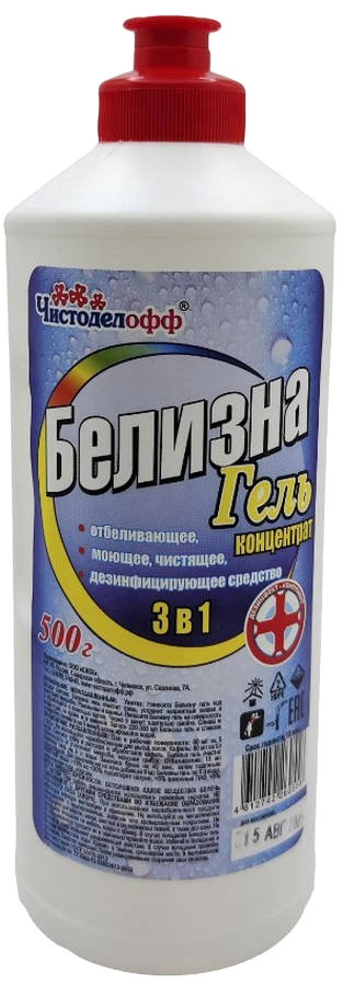 ЧИСТОДЕЛОФФ - Белизна-гель 500гр /20 /800