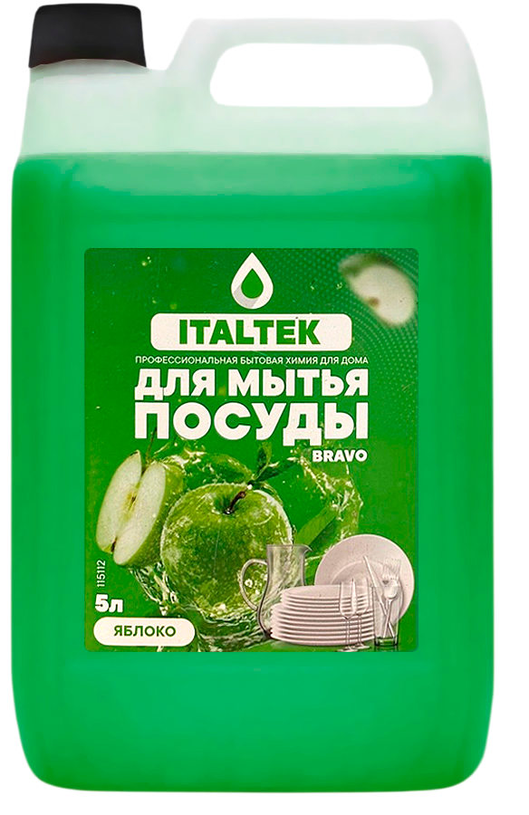ITALTEK - Средство для мытья посуды "Яблоко" (5000мл) /4